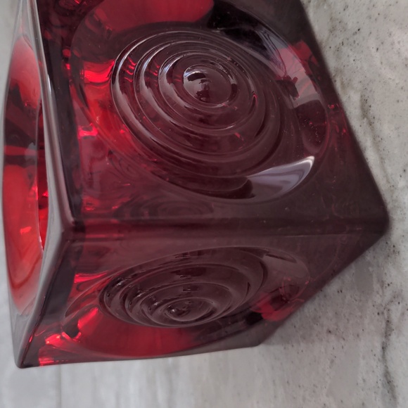 EUC Vintage Gorgeous Viking Glass Co Candle Holder - Picture 9 of 11